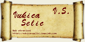 Vukica Selić vizit kartica